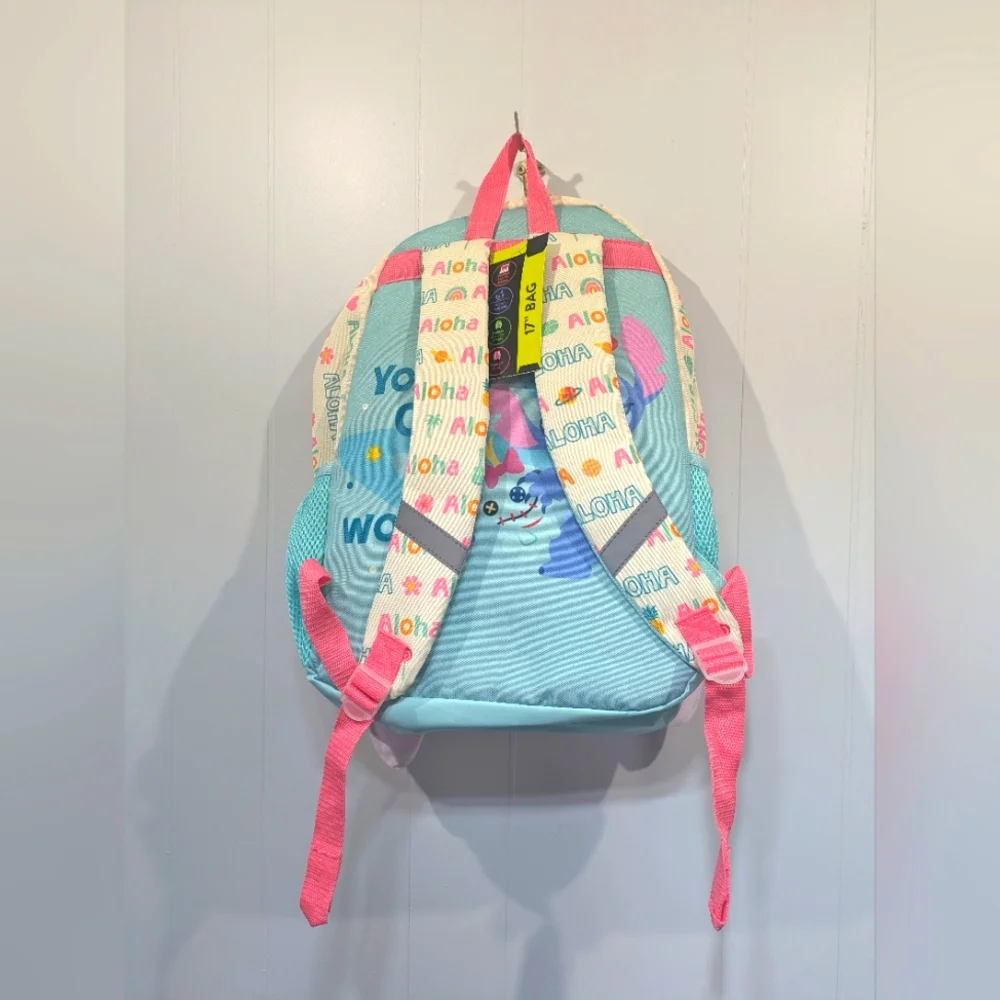 Disney Lilo And Stitch Backpack Holographic‎ Irredescent 17
